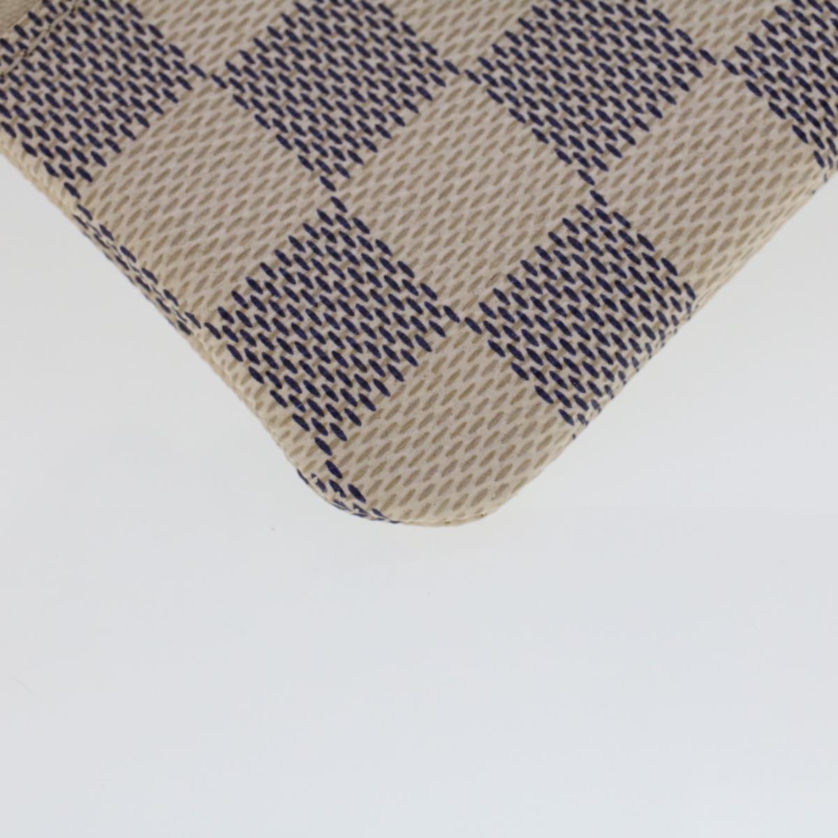 LOUIS VUITTON Damier Azur Pochette Cles Coin Purse N62659 LV 44422