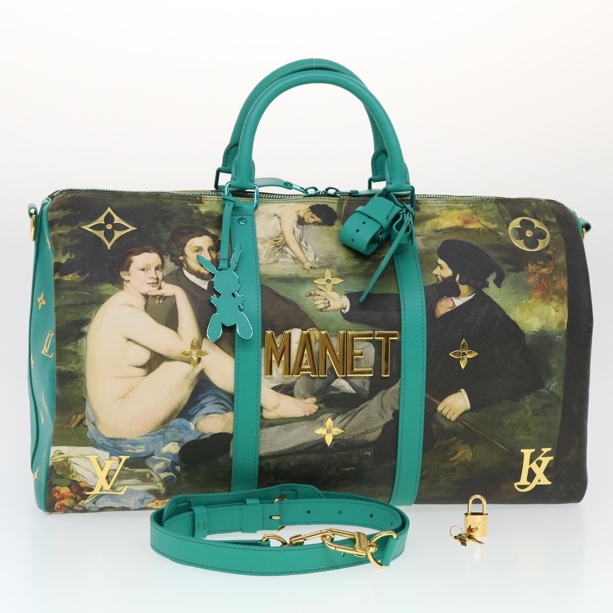 LOUIS VUITTON Masters Collection MANET Keepall Bandouliere 50 M43344 44429A