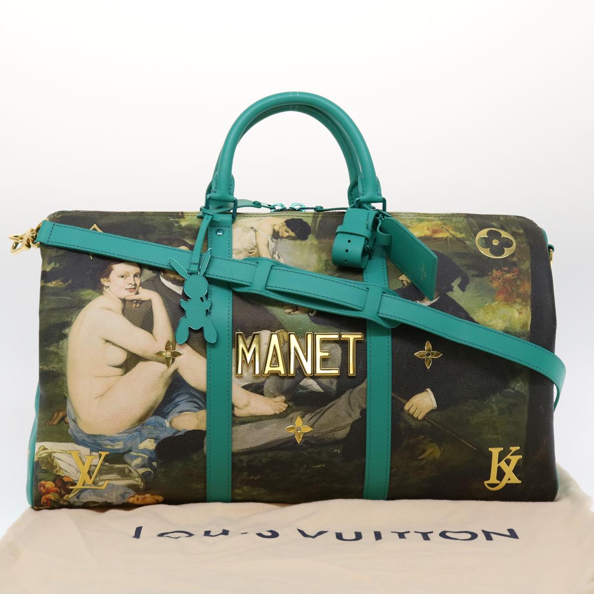 LOUIS VUITTON Masters Collection MANET Keepall Bandouliere 50 M43344 44429A