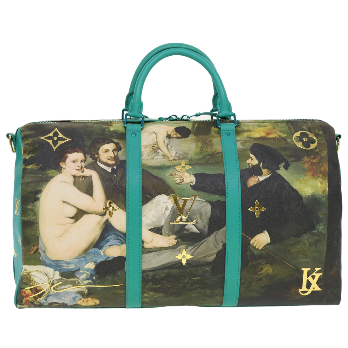 LOUIS VUITTON Masters Collection MANET Keepall Bandouliere 50 M43344 44429A