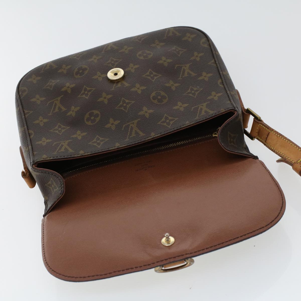 LOUIS VUITTON Monogram Saint Cloud GM Shoulder Bag M51242 LV 44432