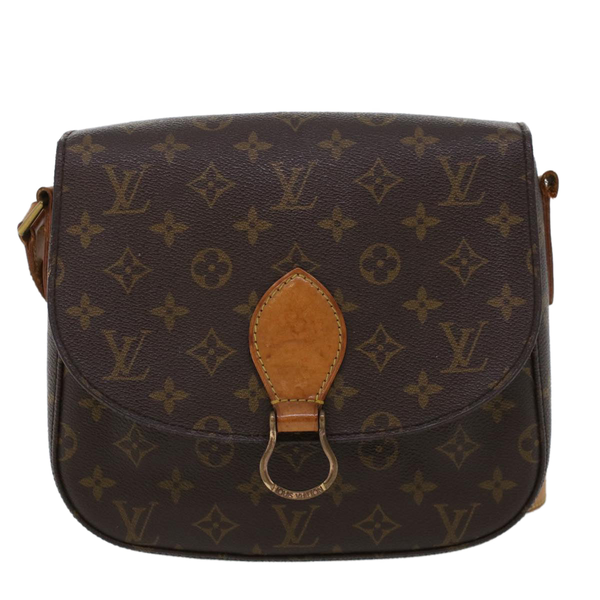 LOUIS VUITTON Monogram Saint Cloud GM Shoulder Bag M51242 LV 44432