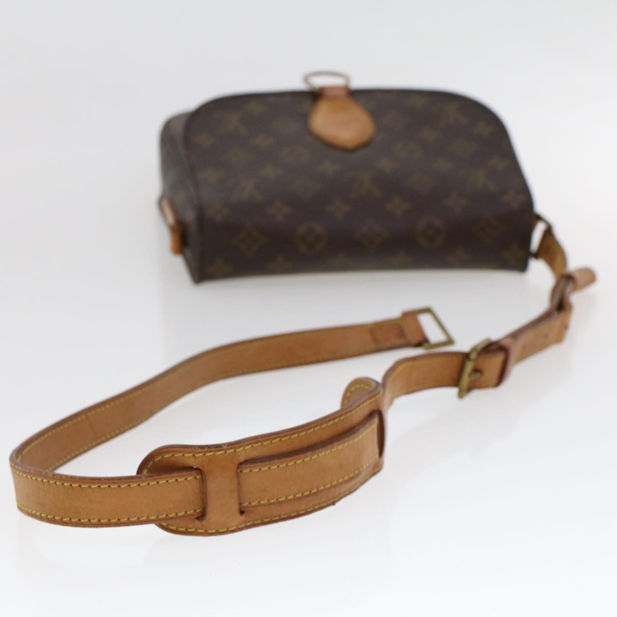 LOUIS VUITTON Monogram Saint Cloud GM Shoulder Bag M51242 LV 44432