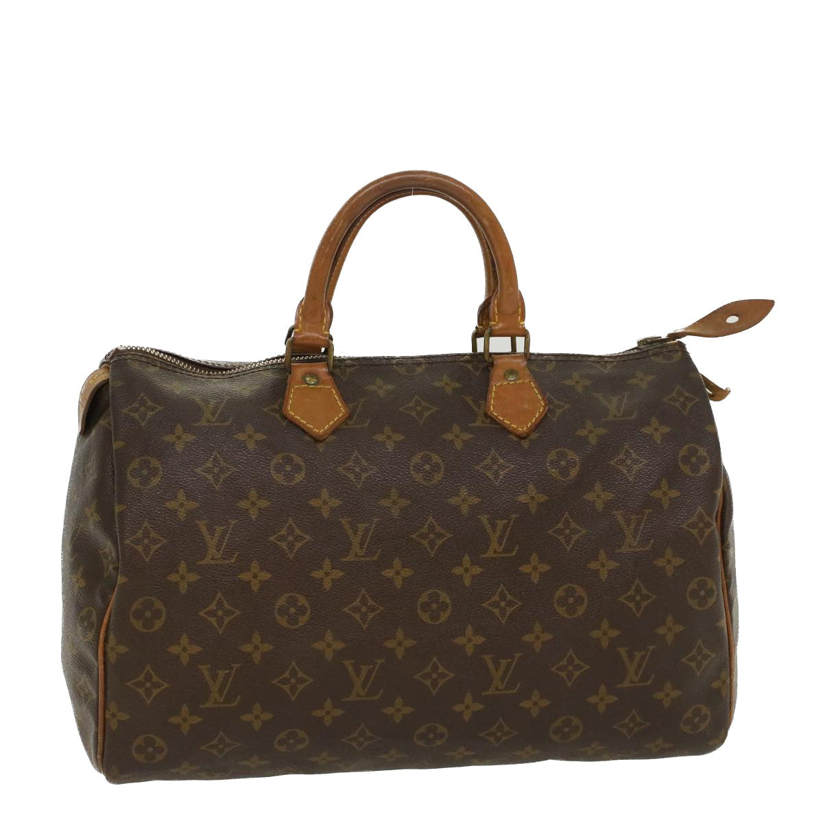 LOUIS VUITTON Monogram Speedy 35 Hand Bag M41524 LV 44435