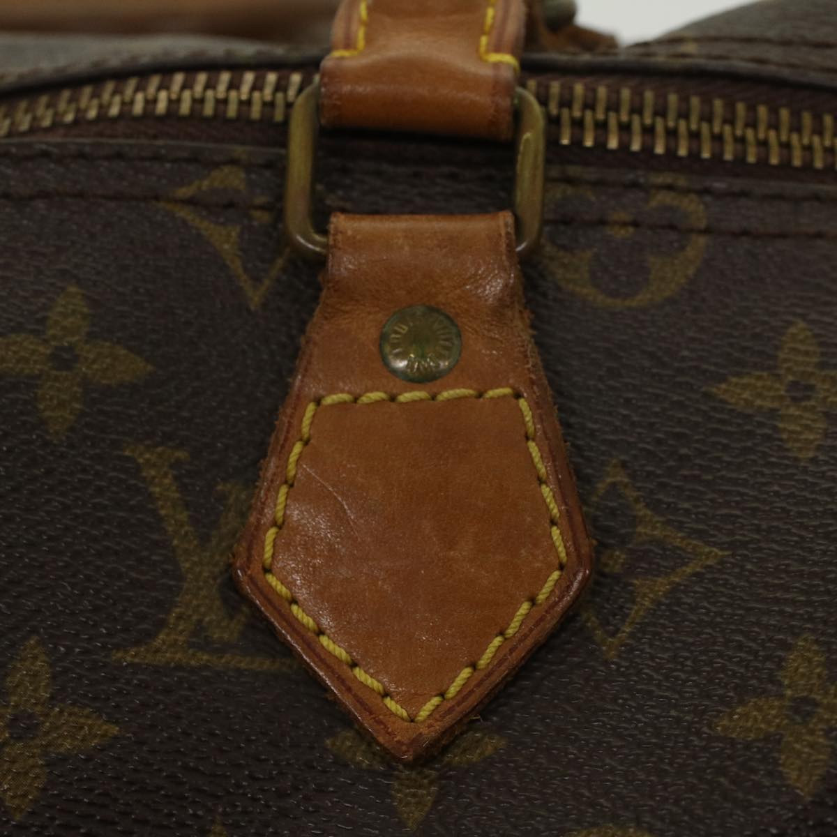 LOUIS VUITTON Monogram Speedy 35 Hand Bag M41524 LV 44435