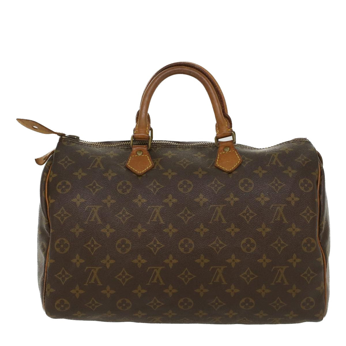 LOUIS VUITTON Monogram Speedy 35 Hand Bag M41524 LV 44435