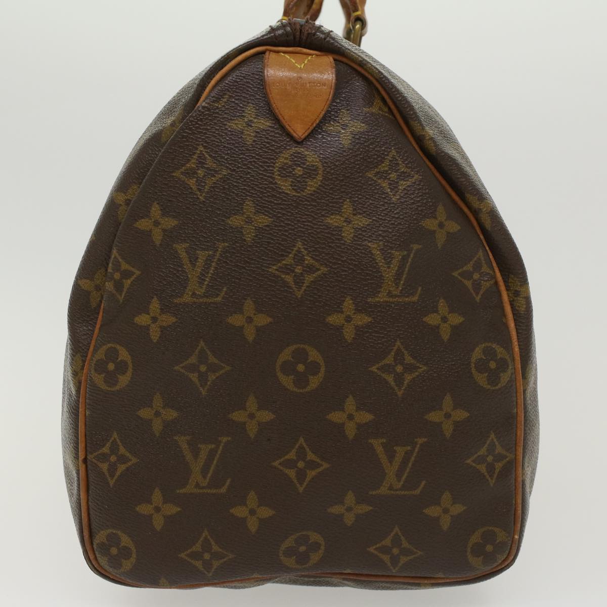 LOUIS VUITTON Monogram Speedy 35 Hand Bag M41524 LV 44435