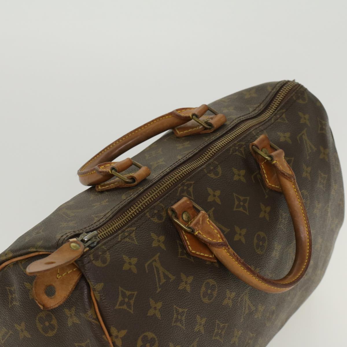 LOUIS VUITTON Monogram Speedy 35 Hand Bag M41524 LV 44435