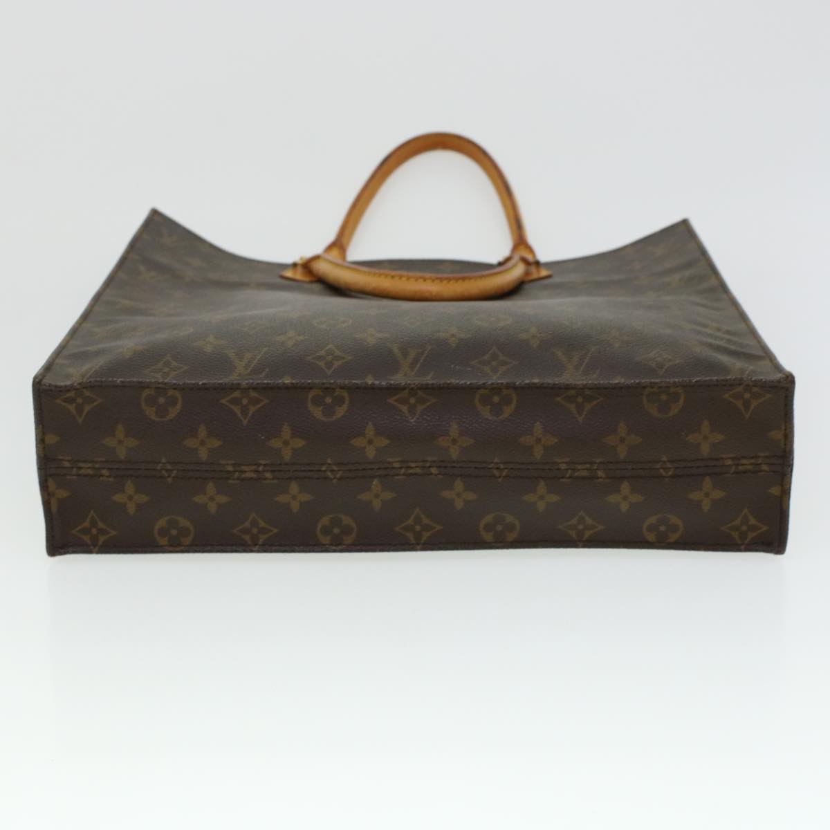 LOUIS VUITTON Monogram Sac Plat Hand Bag M51140 LV 44436