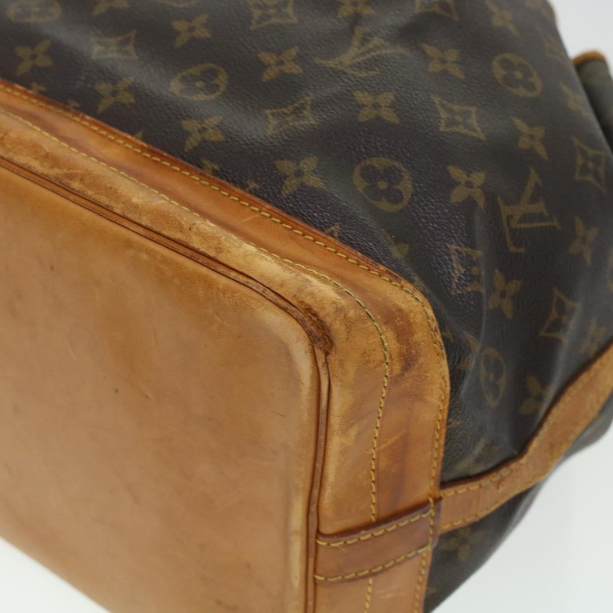 LOUIS VUITTON Monogram Noe Shoulder Bag M42224 LV 44444