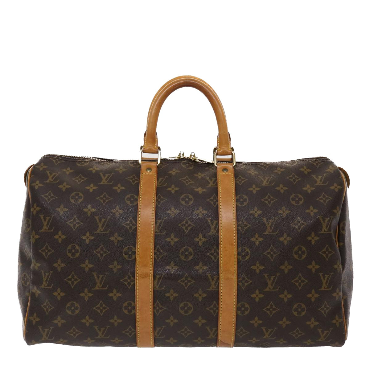 LOUIS VUITTON Monogram Keepall 45 Boston Bag M41428 LV 44446
