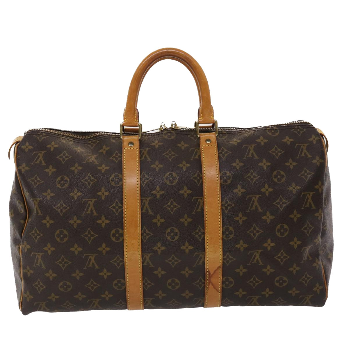 LOUIS VUITTON Monogram Keepall 45 Boston Bag M41428 LV 44446