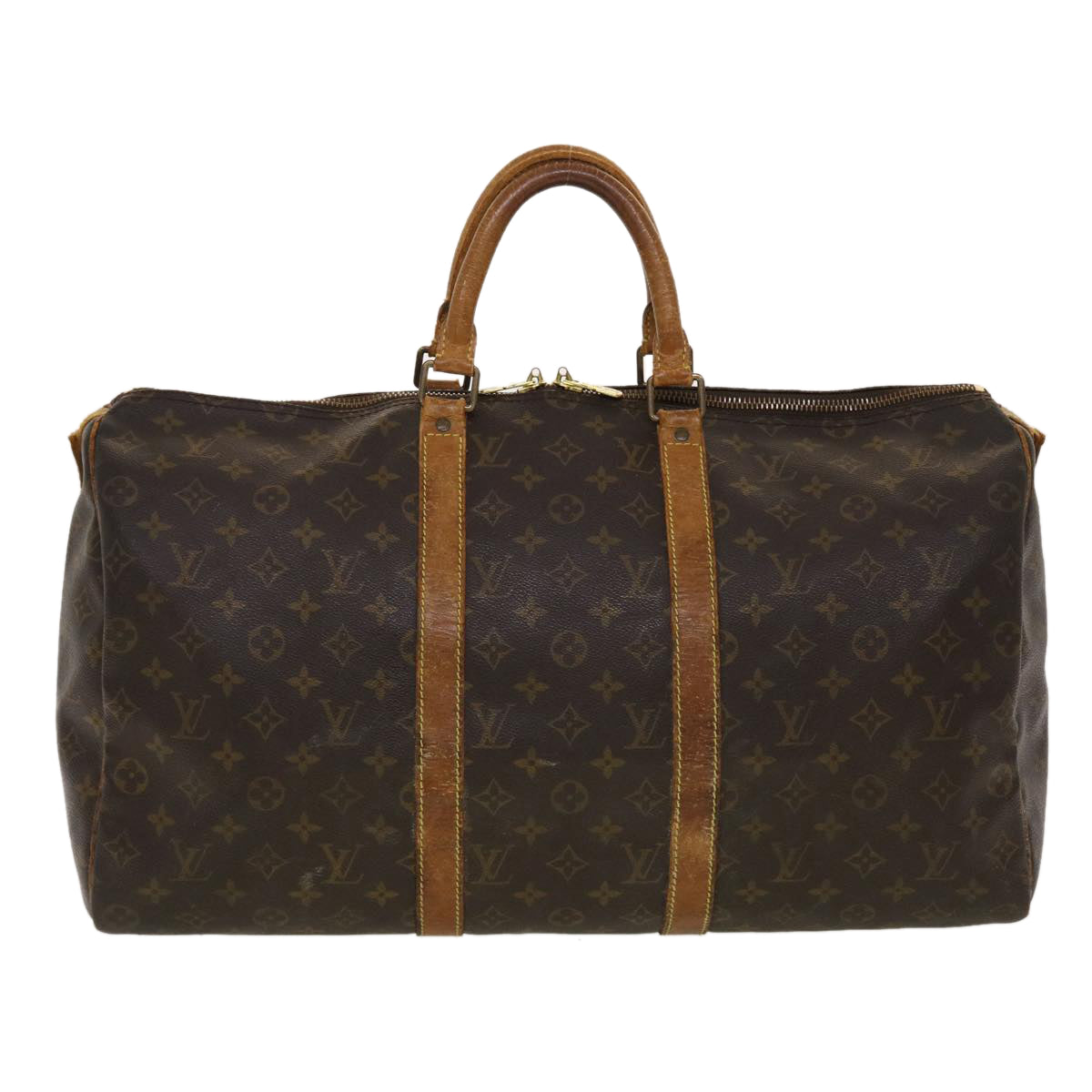 LOUIS VUITTON Monogram Keepall Bandouliere 50 Boston Bag M41416 LV 44449