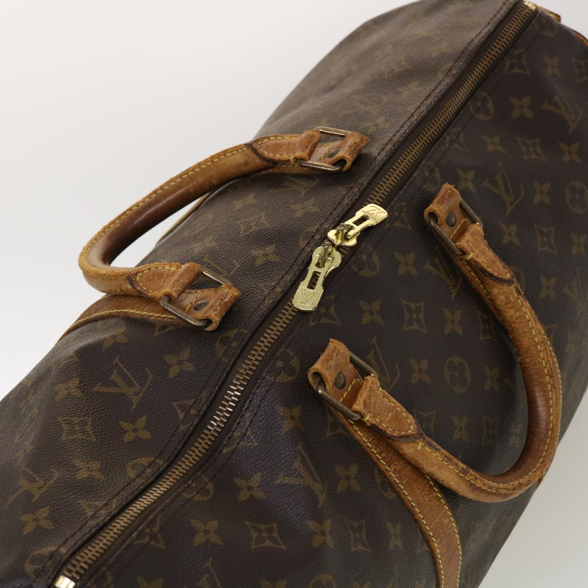 LOUIS VUITTON Monogram Keepall Bandouliere 50 Boston Bag M41416 LV 44449