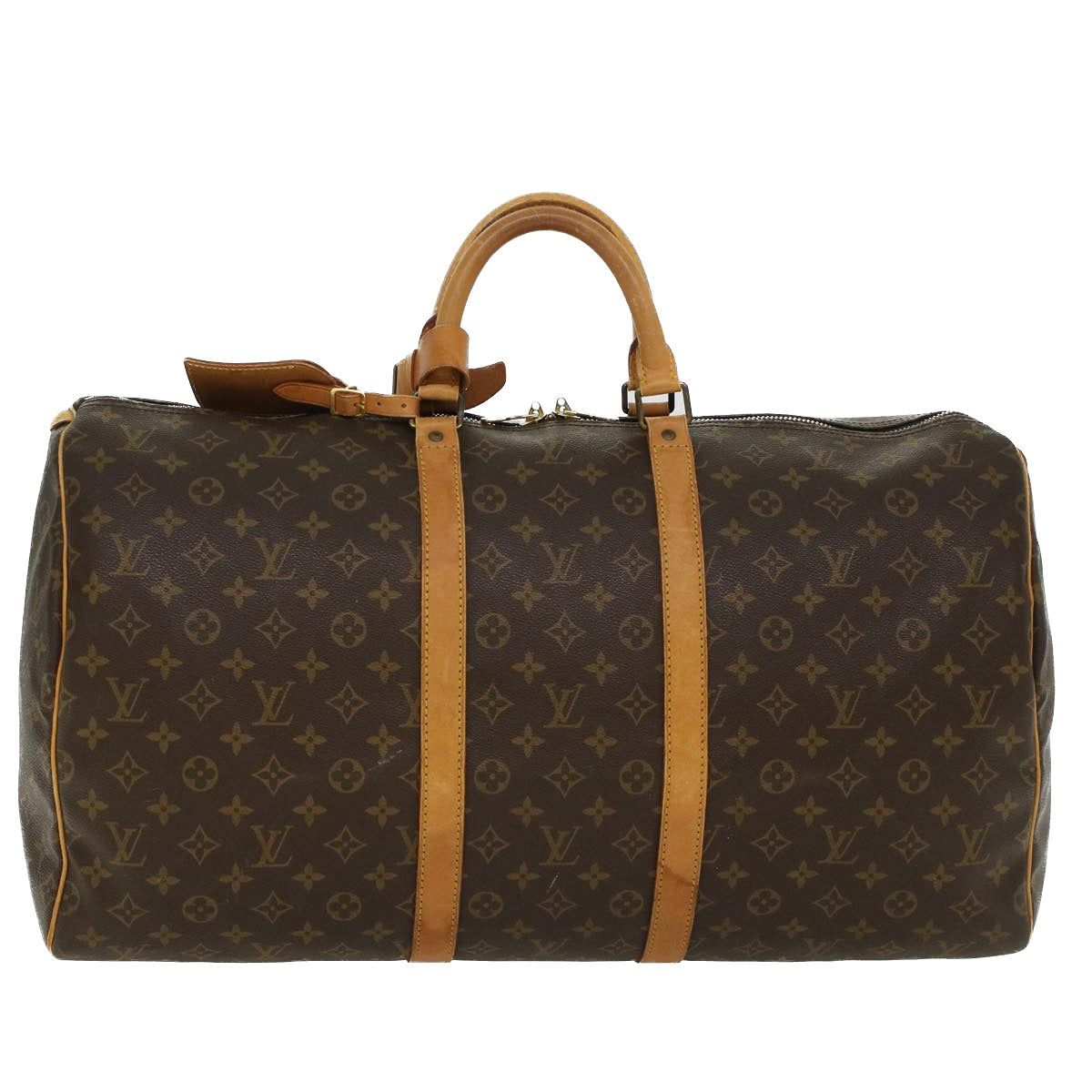 LOUIS VUITTON Monogram Keepall 55 Boston Bag M41424 LV 44451