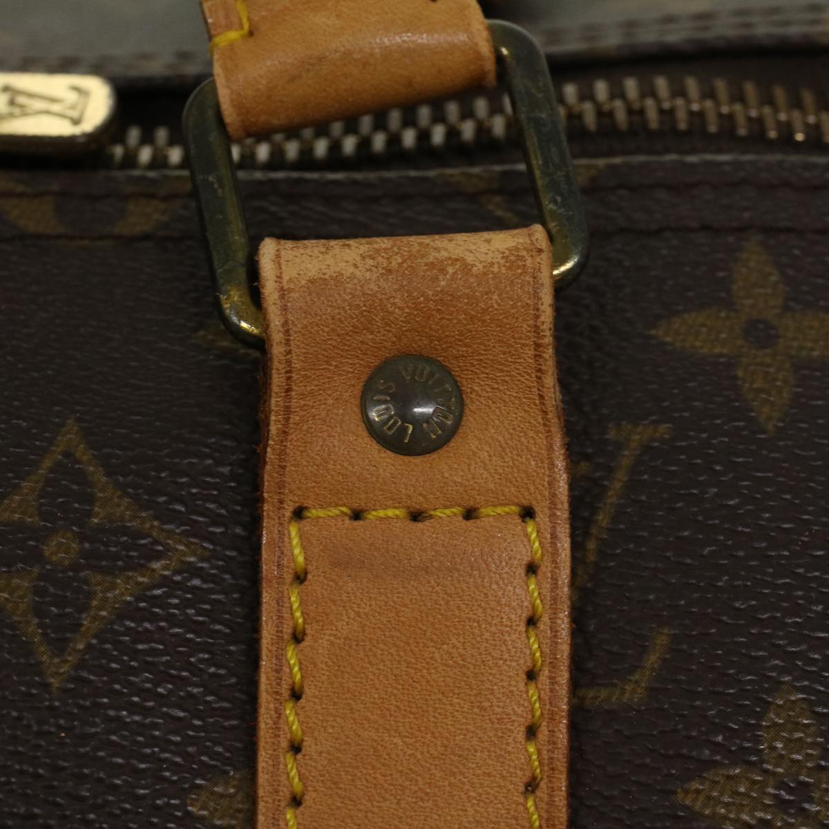 LOUIS VUITTON Monogram Keepall 55 Boston Bag M41424 LV 44451