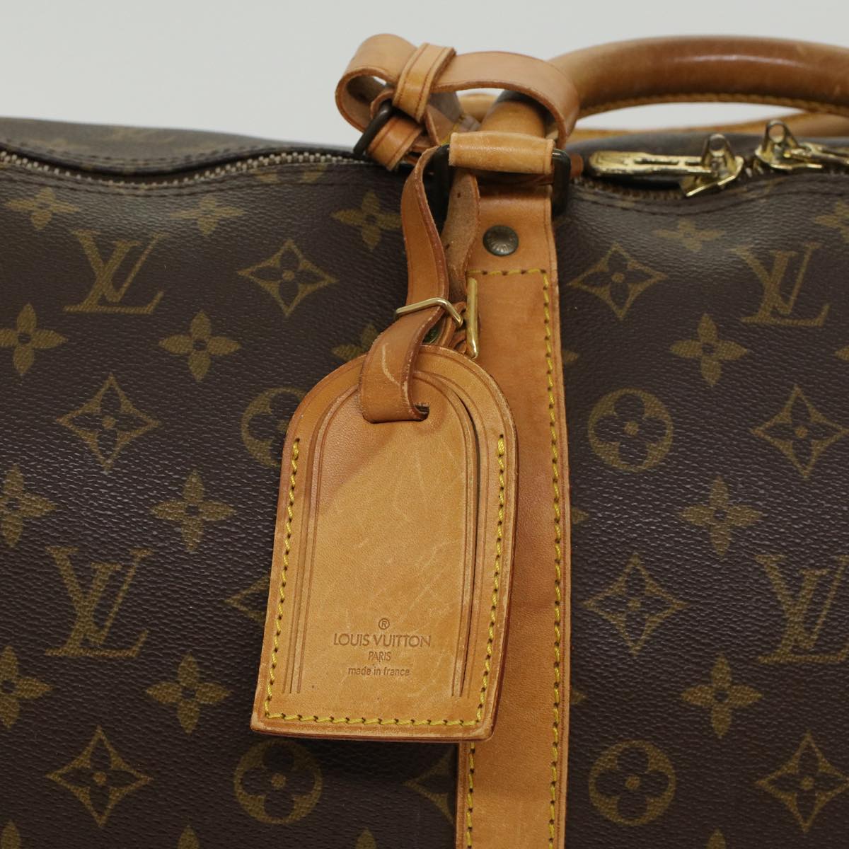 LOUIS VUITTON Monogram Keepall 55 Boston Bag M41424 LV 44451