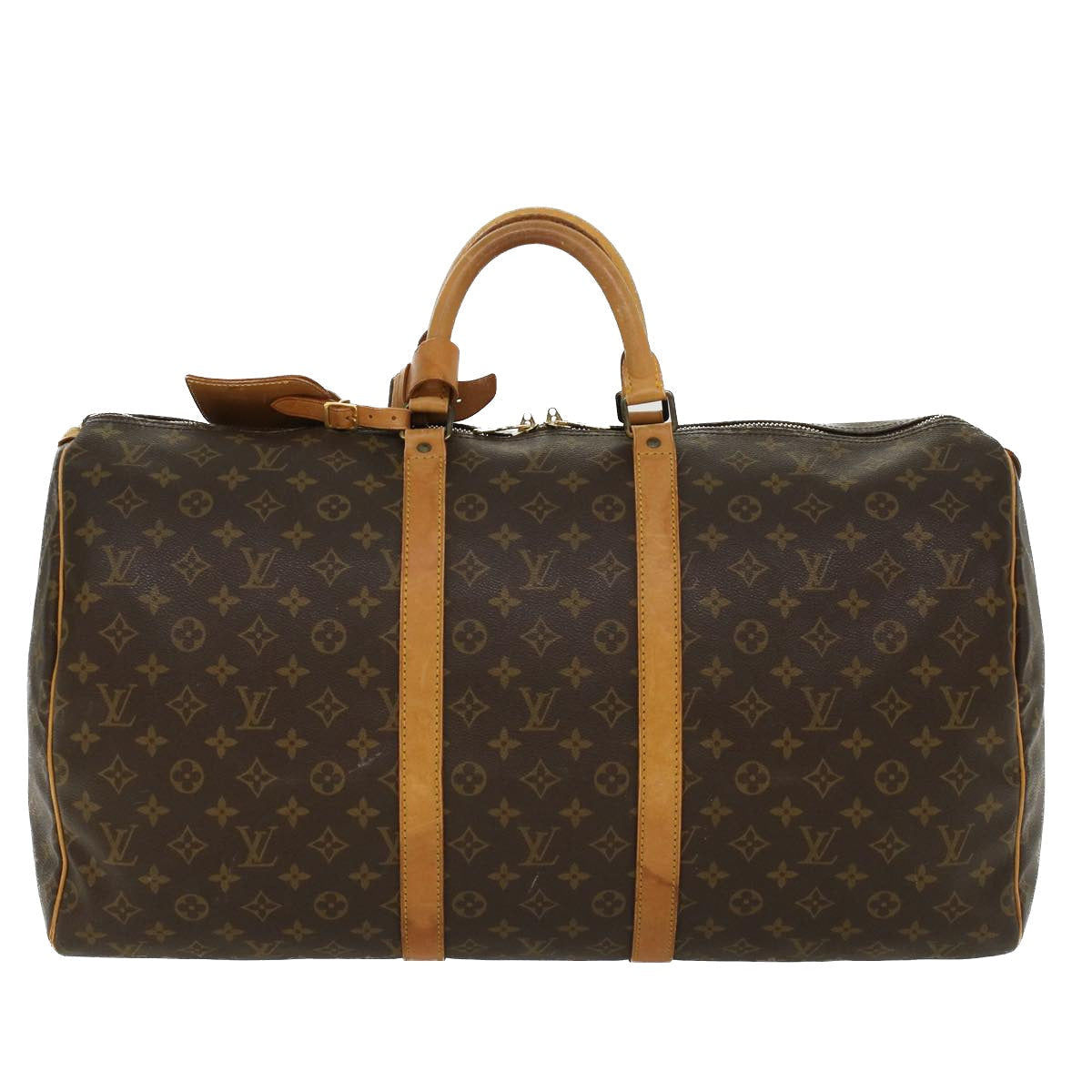 LOUIS VUITTON Monogram Keepall 55 Boston Bag M41424 LV 44451