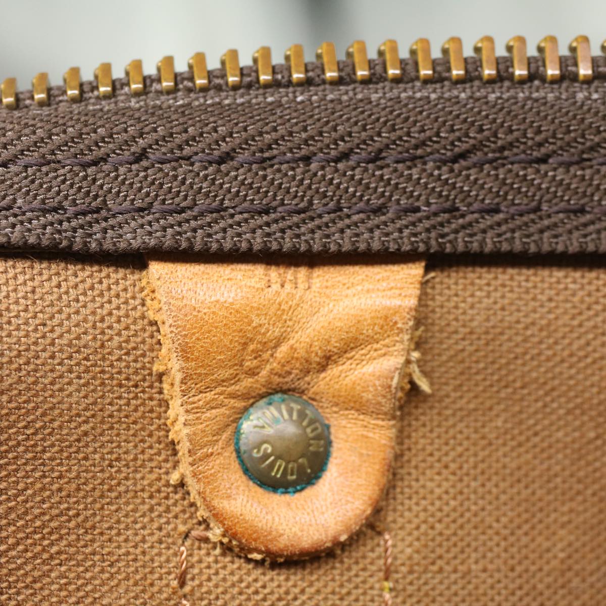 LOUIS VUITTON Monogram Keepall 55 Boston Bag M41424 LV 44451
