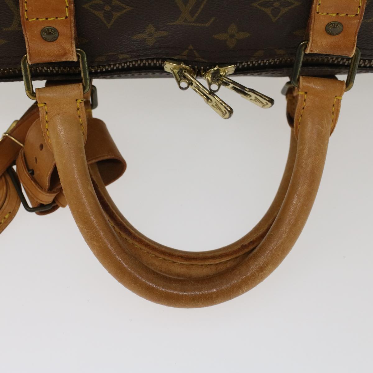 LOUIS VUITTON Monogram Keepall 55 Boston Bag M41424 LV 44451