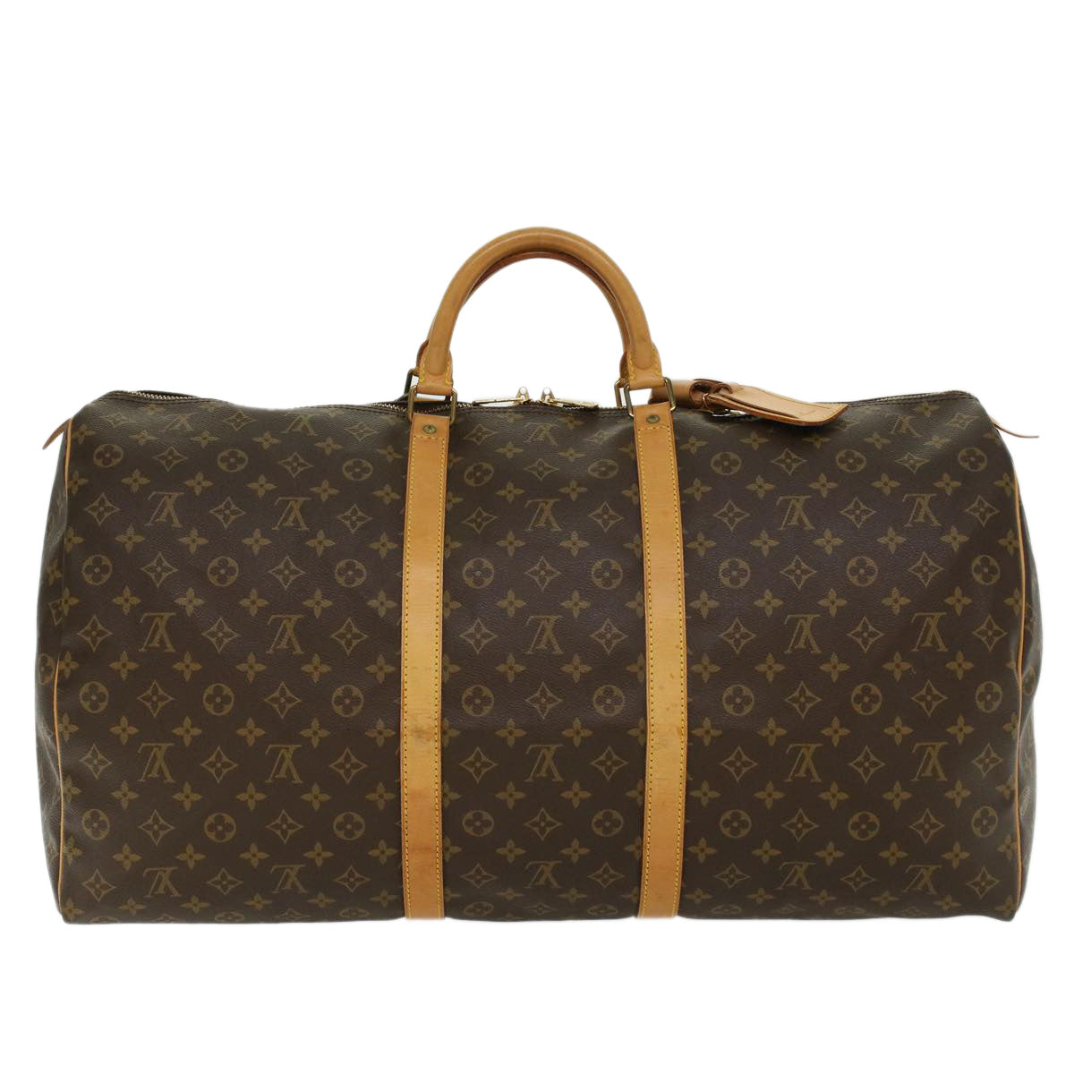 LOUIS VUITTON Monogram Keepall 60 Boston Bag M41422 LV 44460
