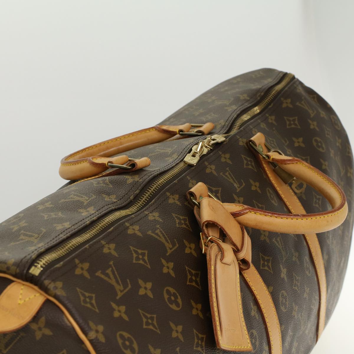 LOUIS VUITTON Monogram Keepall 60 Boston Bag M41422 LV 44460