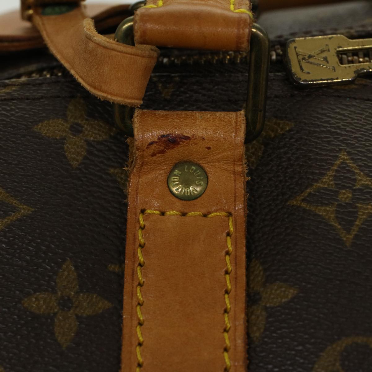 LOUIS VUITTON Monogram Keepall Bandouliere 60 Boston Bag M41412 LV 44462