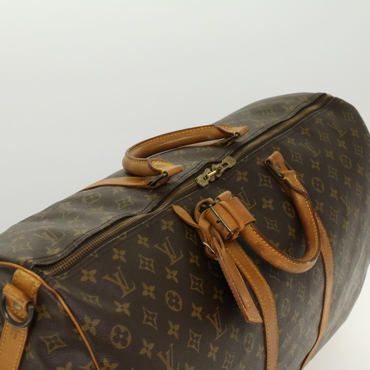 LOUIS VUITTON Monogram Keepall Bandouliere 60 Boston Bag M41412 LV 44462