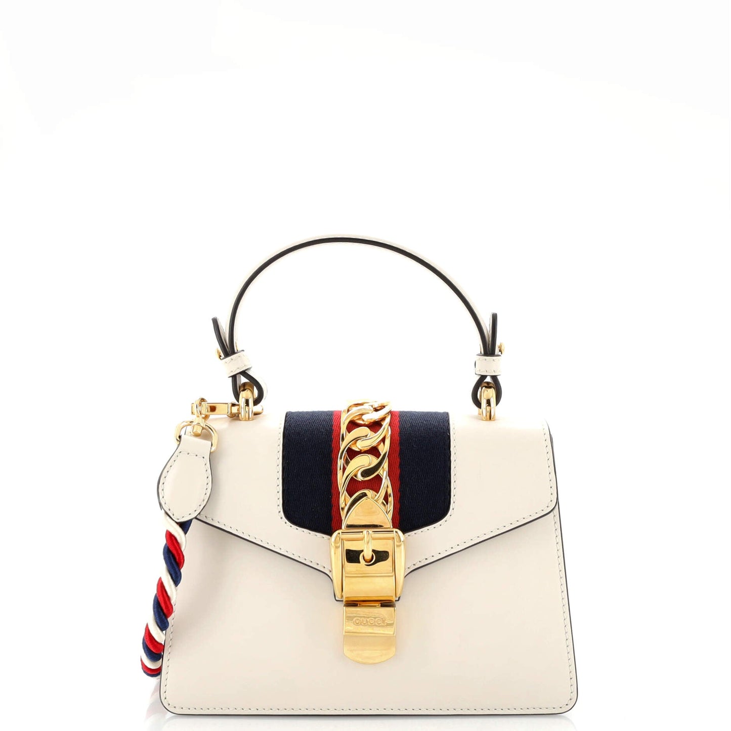 Luxury Gucci Trending 2025 Sylvie Top Handle Bag Leather Mini