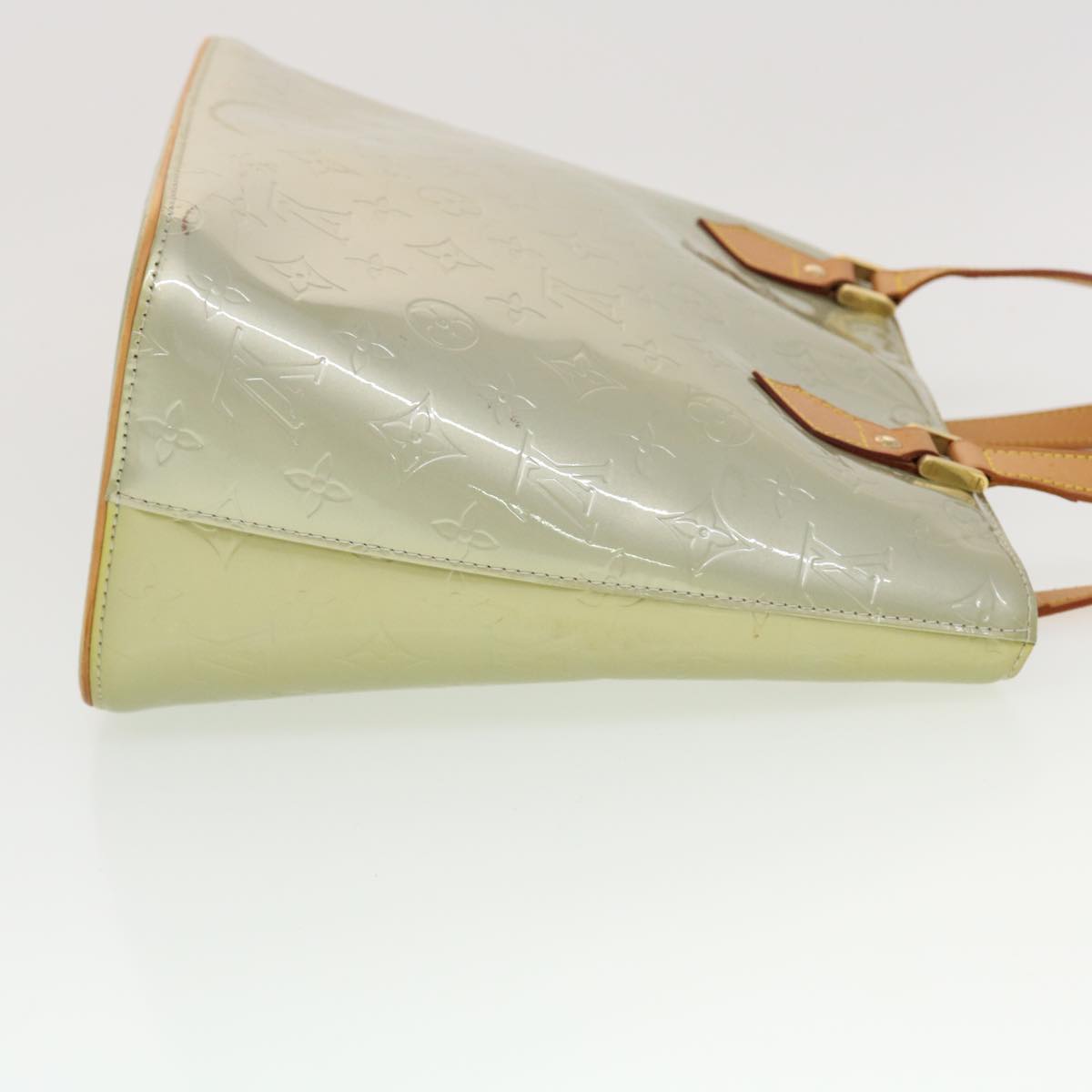 LOUIS VUITTON Monogram Vernis Houston Hand Bag Gris M91053 LV 44474
