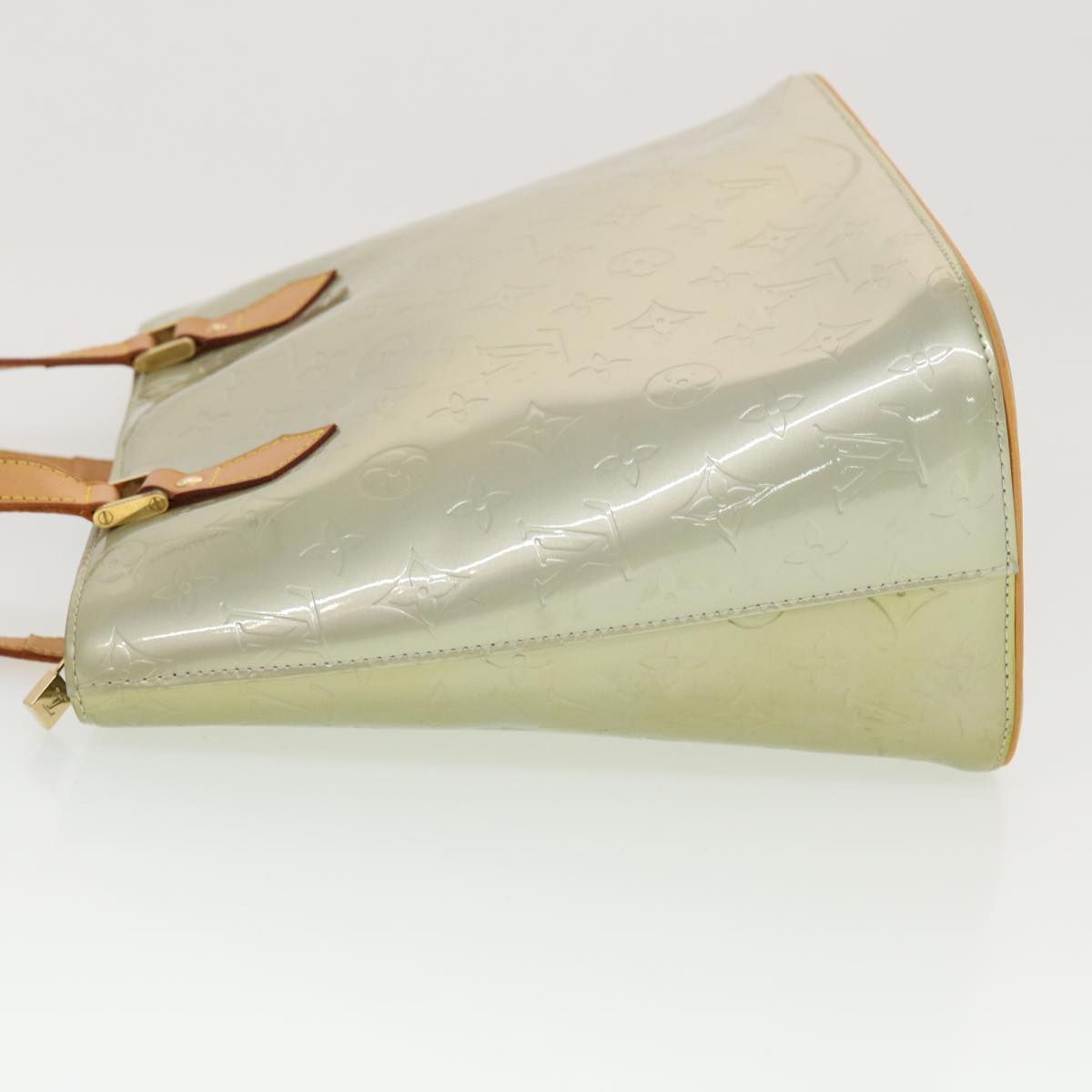 LOUIS VUITTON Monogram Vernis Houston Hand Bag Gris M91053 LV 44474