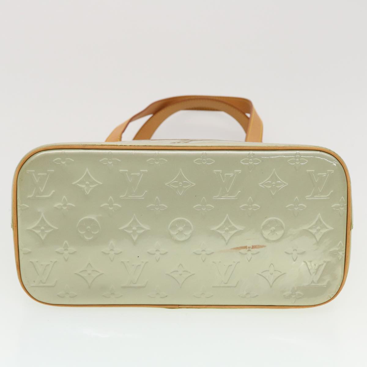 LOUIS VUITTON Monogram Vernis Houston Hand Bag Gris M91053 LV 44474