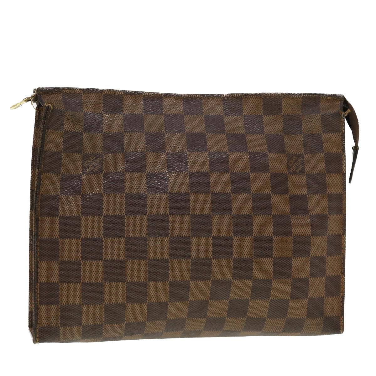 LOUIS VUITTON Damier Ebene Poche Toilette 26 Pouch N47543 LV 44485