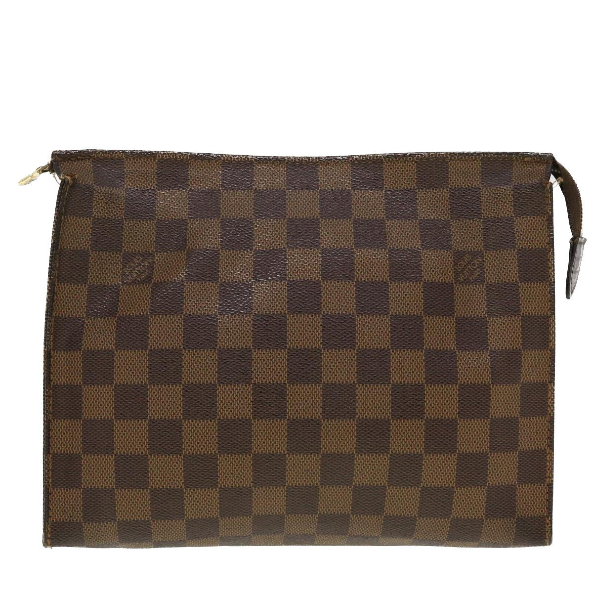 LOUIS VUITTON Damier Ebene Poche Toilette 26 Pouch N47543 LV 44485
