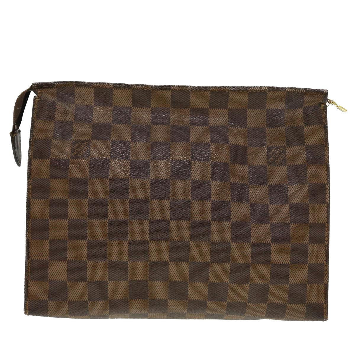 LOUIS VUITTON Damier Ebene Poche Toilette 26 Pouch N47543 LV 44485