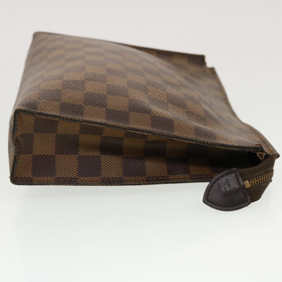 LOUIS VUITTON Damier Ebene Poche Toilette 26 Pouch N47543 LV 44485