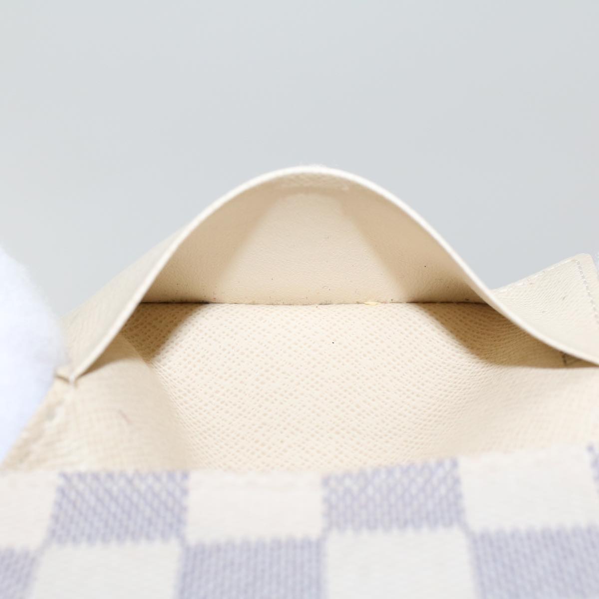 LOUIS VUITTON Damier Azur Amberop Cartes de Visit Card Case N61746 LV 44486