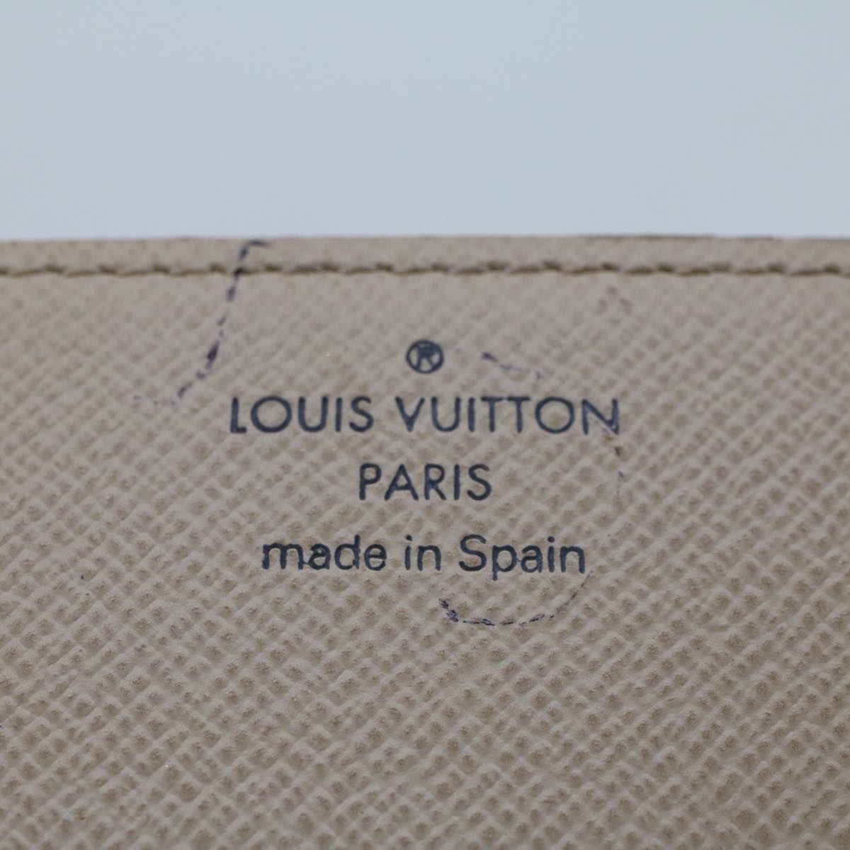 LOUIS VUITTON Damier Azur Amberop Cartes de Visit Card Case N61746 LV 44486