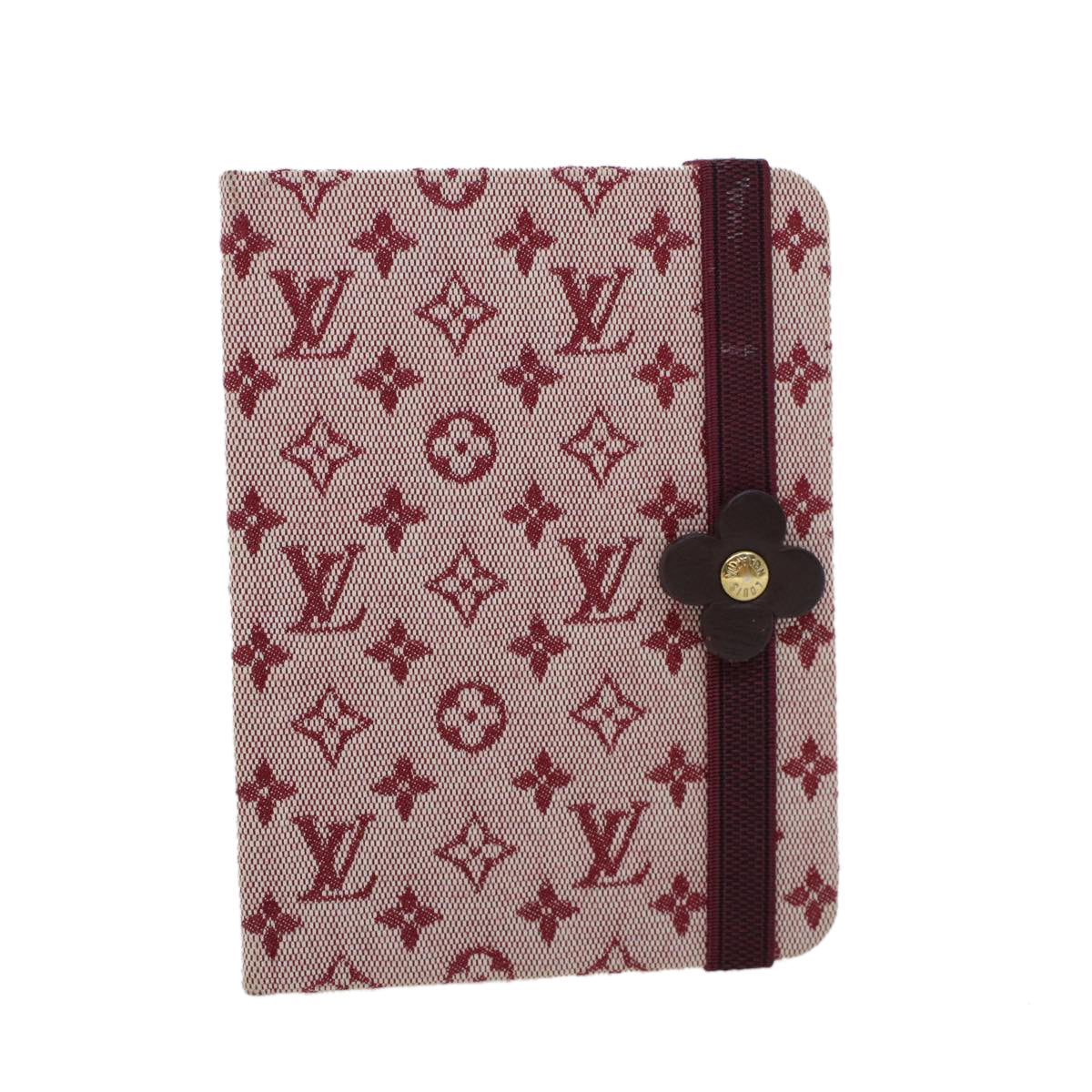 LOUIS VUITTON Monogram Mini Carnet MM Note Cover Red Cherry R20835 LV 44488