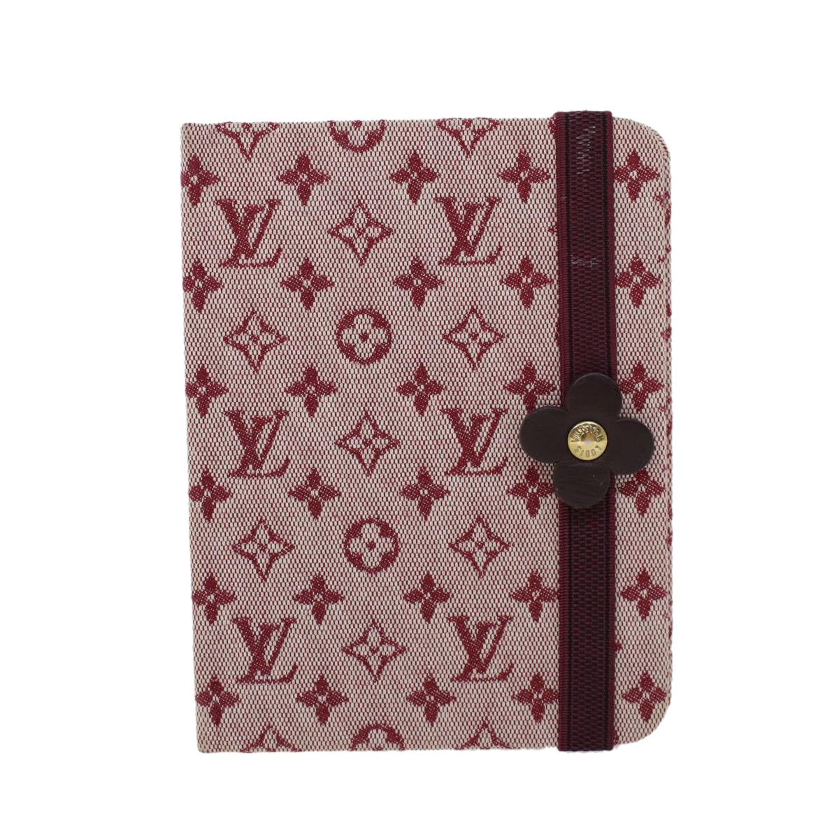 LOUIS VUITTON Monogram Mini Carnet MM Note Cover Red Cherry R20835 LV 44488