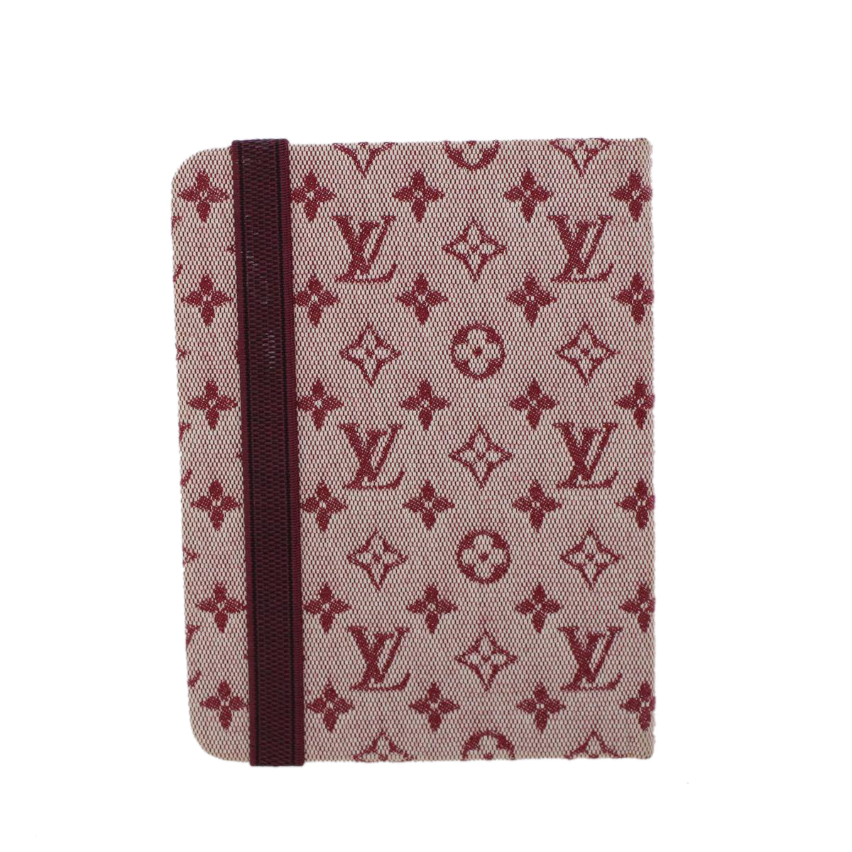 LOUIS VUITTON Monogram Mini Carnet MM Note Cover Red Cherry R20835 LV 44488