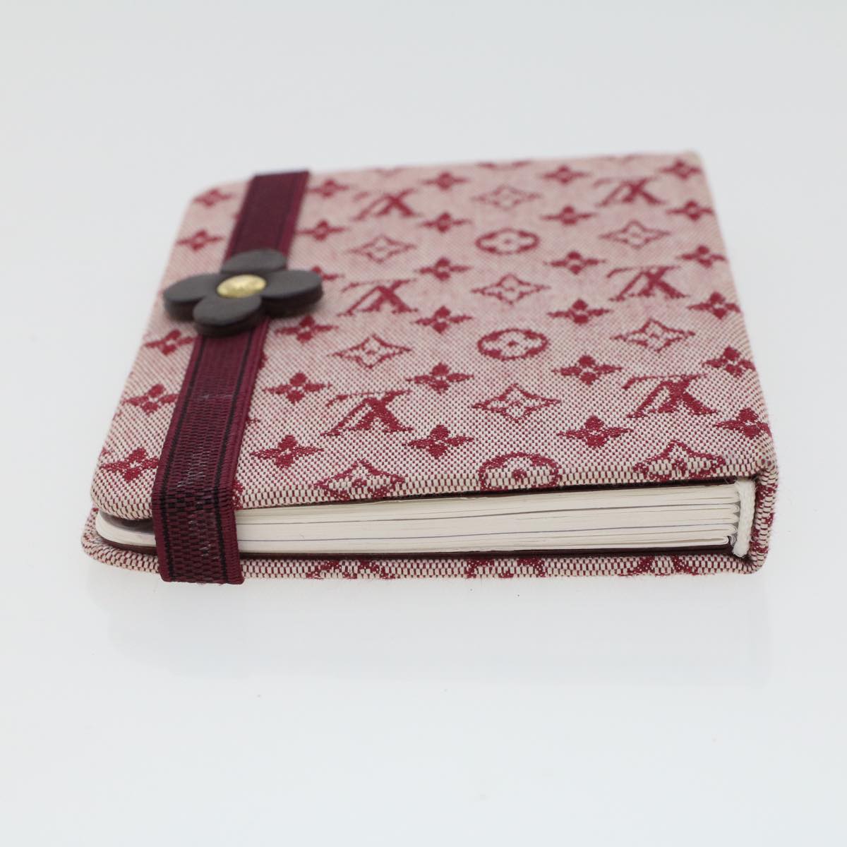 LOUIS VUITTON Monogram Mini Carnet MM Note Cover Red Cherry R20835 LV 44488