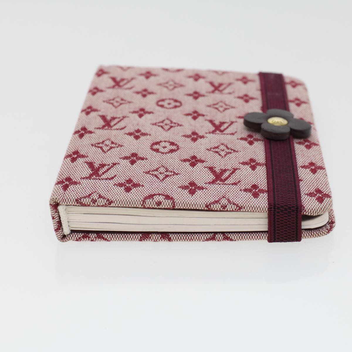 LOUIS VUITTON Monogram Mini Carnet MM Note Cover Red Cherry R20835 LV 44488