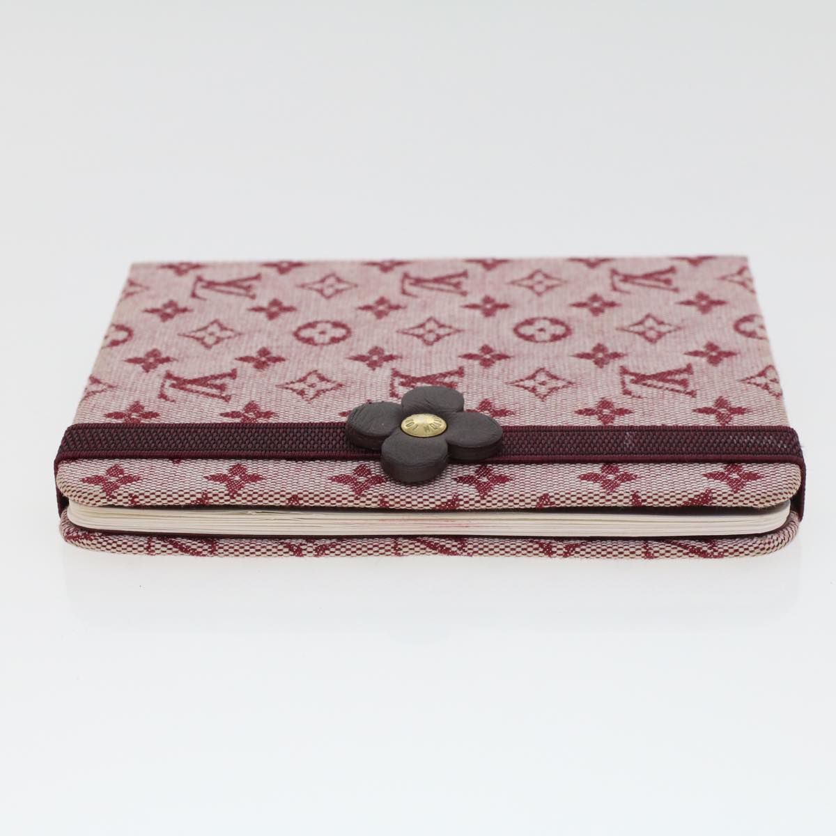 LOUIS VUITTON Monogram Mini Carnet MM Note Cover Red Cherry R20835 LV 44488