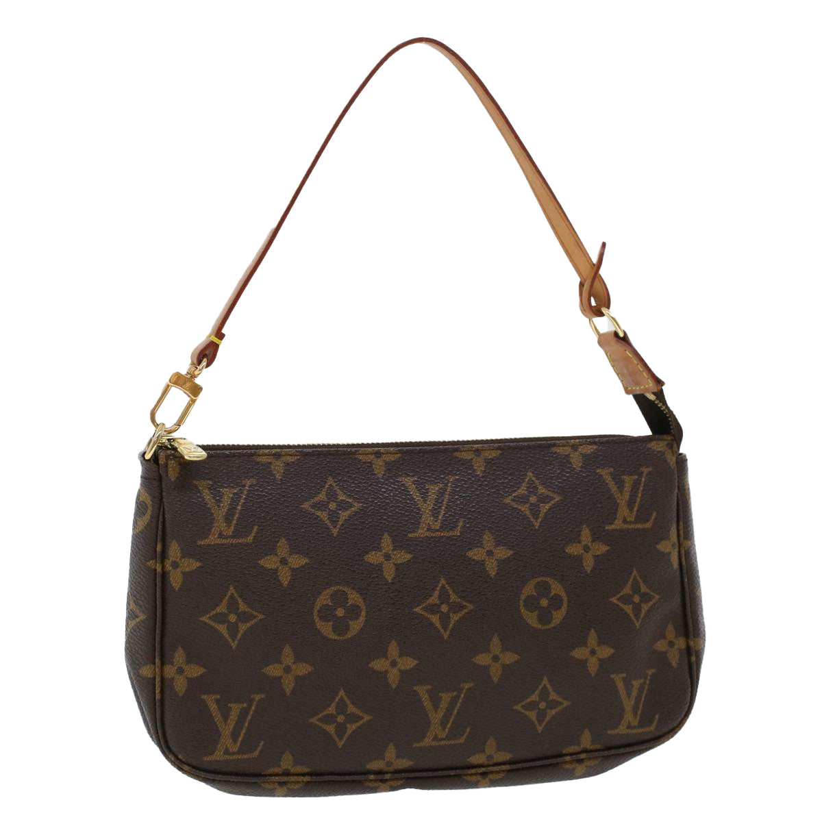 LOUIS VUITTON Monogram Pochette Accessoires Pouch M51980 LV 44496