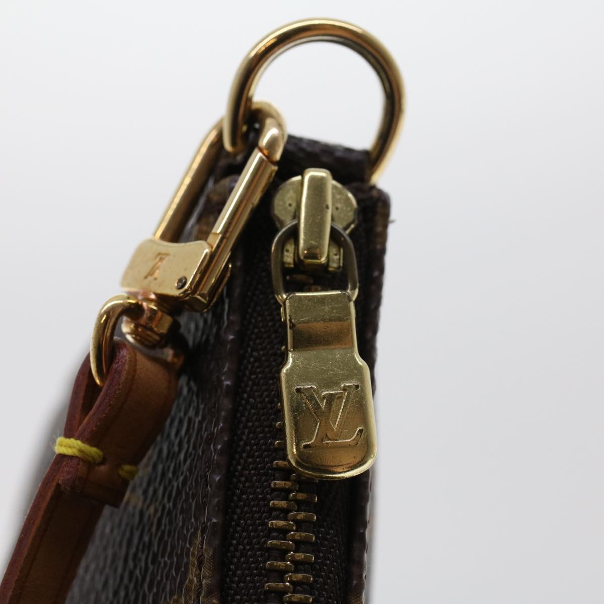 LOUIS VUITTON Monogram Pochette Accessoires Pouch M51980 LV 44496