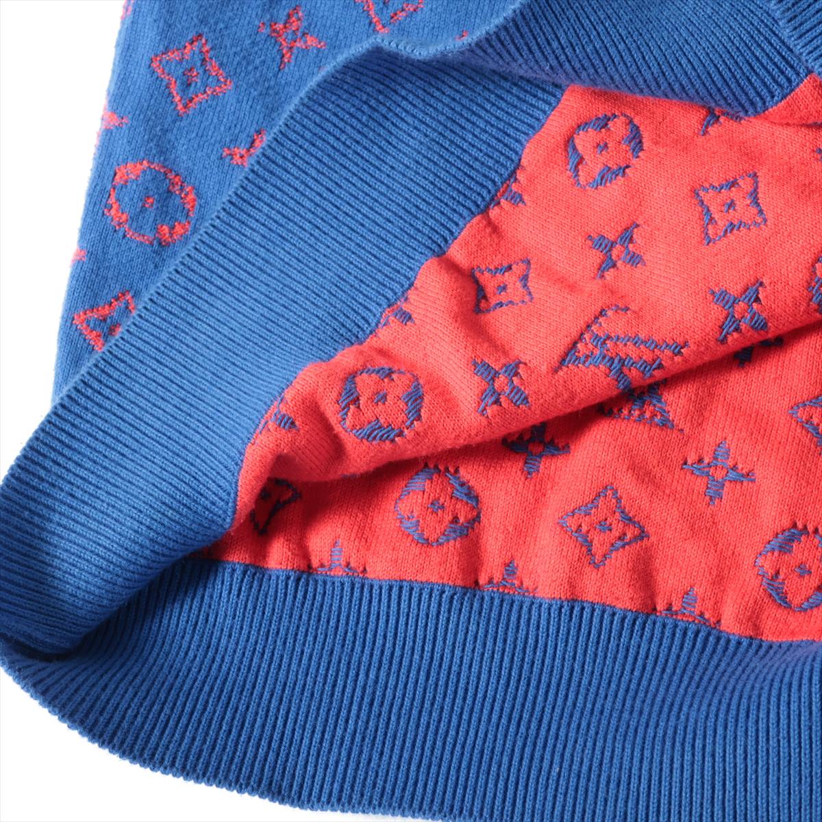 Louis Vuitton Cotton e M  Naive x Red Monogram RM212Q Whole  Yogurt and Yogurt around the neck