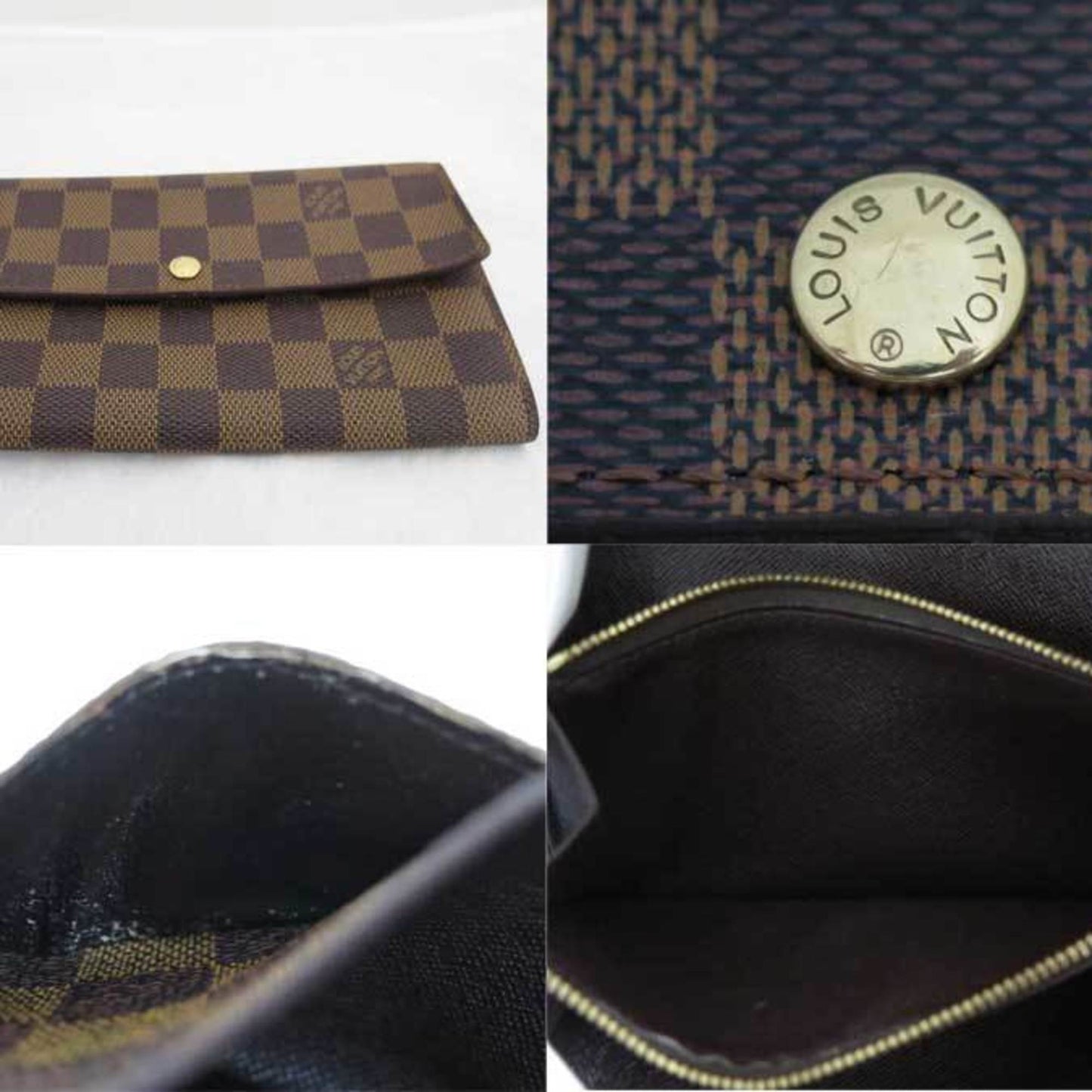 Louis Vuitton Portefeuille Sarah  Canvas Wallet  ()