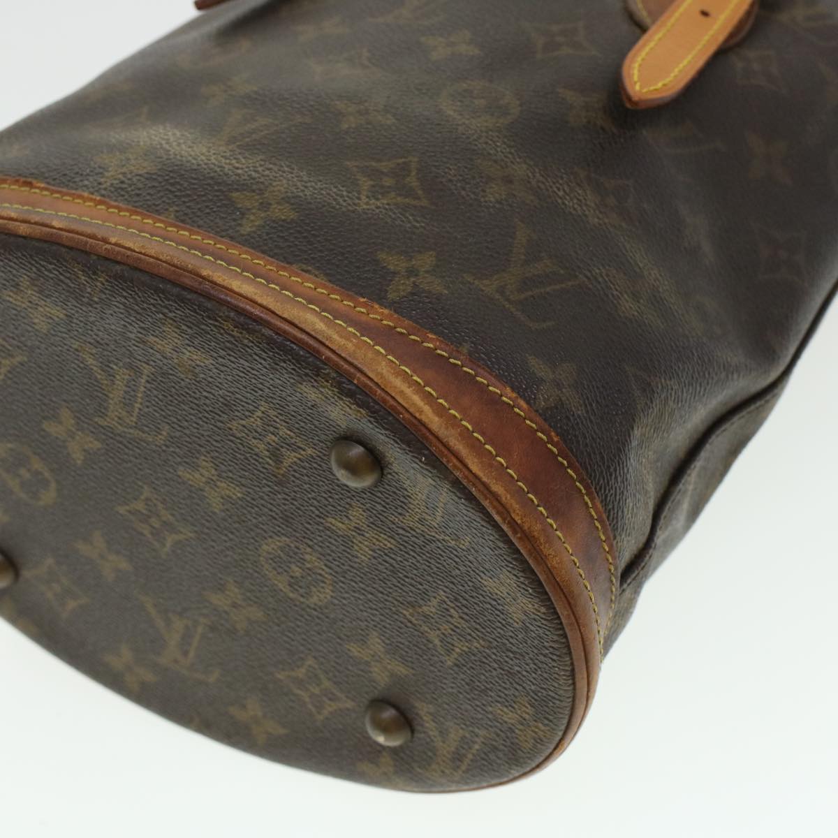 LOUIS VUITTON Monogram Bucket PM Shoulder Bag M42238 LV 44501