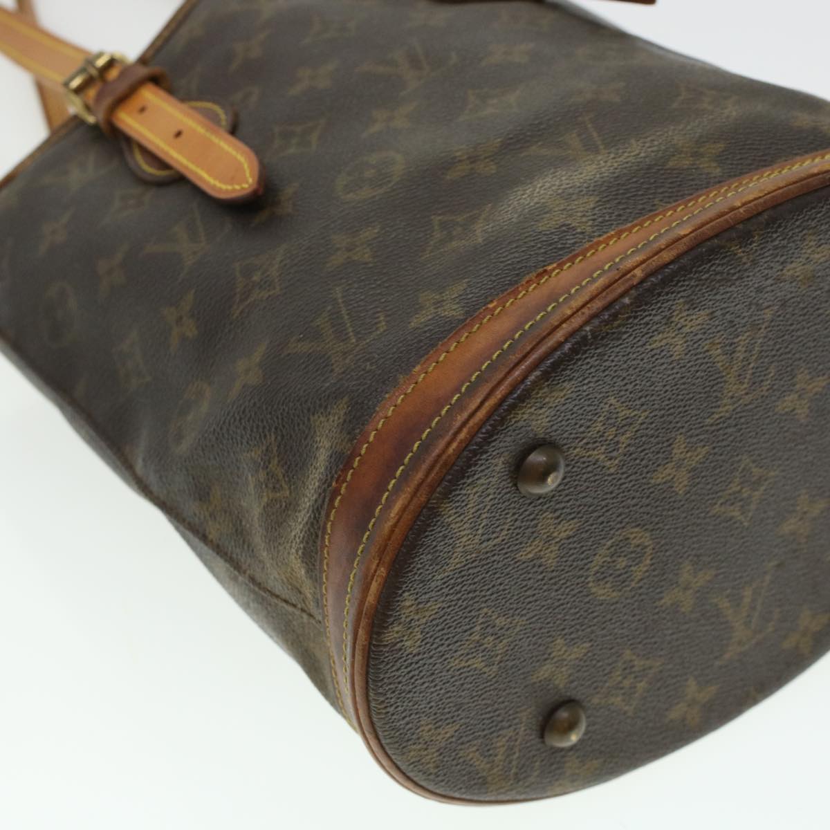LOUIS VUITTON Monogram Bucket PM Shoulder Bag M42238 LV 44501